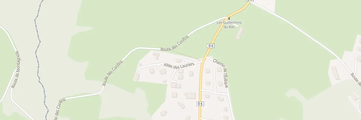 Plan du 20 All des Lauriers à Montagnole