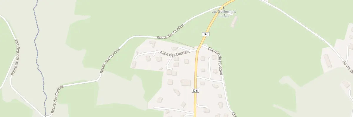 Plan du 75A All des Lauriers à Montagnole