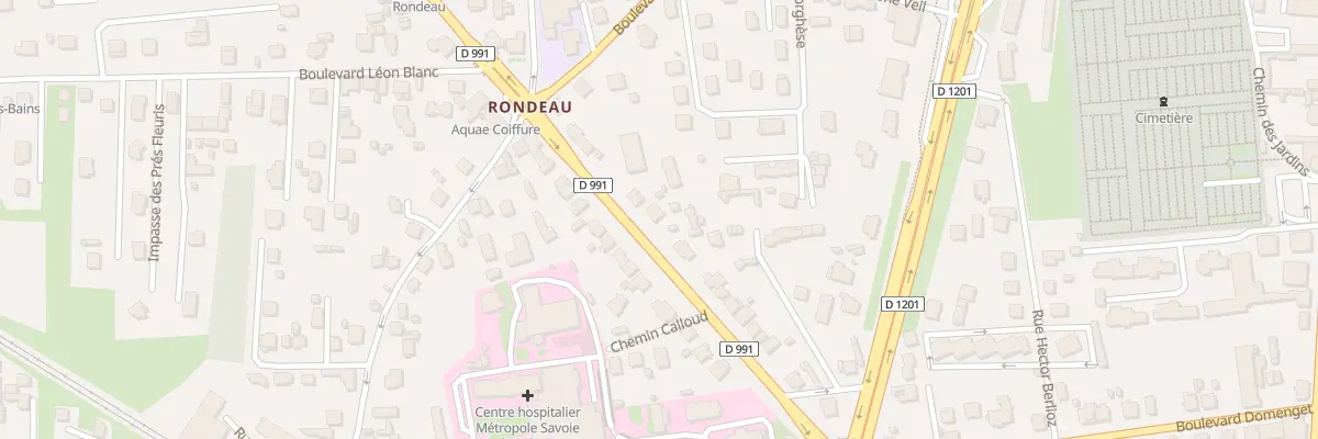 Plan du 84 Av du Grand Port à Aix-les-Bains