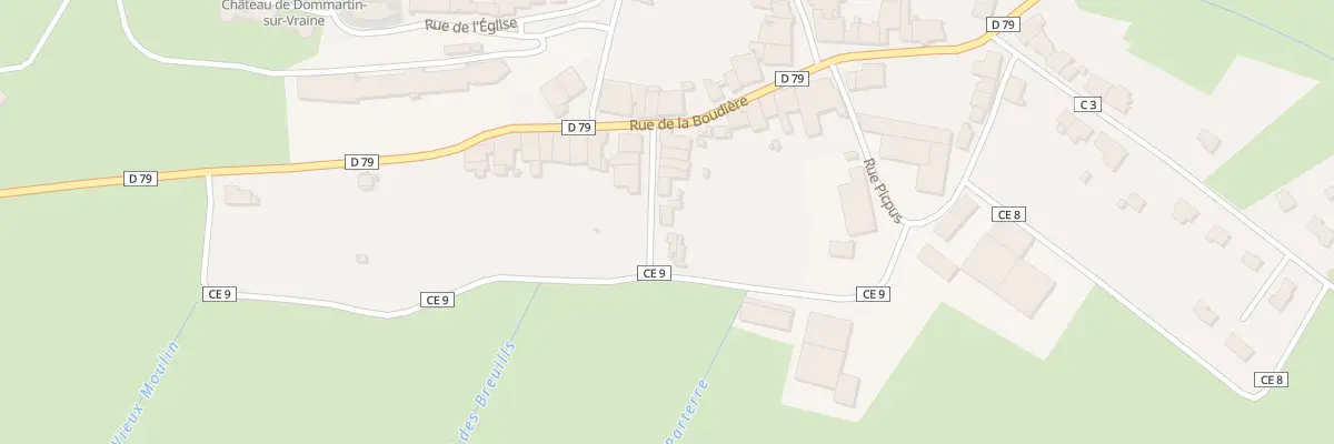 Plan du 61 Rue De L Ancienne Ecole à Dommartin-sur-Vraine