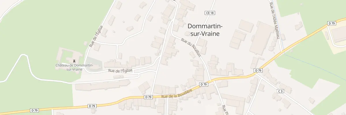 Plan du 8 Rue De L Atre à Dommartin-sur-Vraine