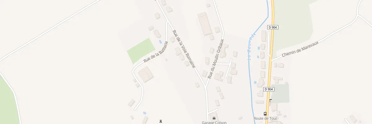 Plan du 59 Rue de la Voie Romaine à Bicqueley