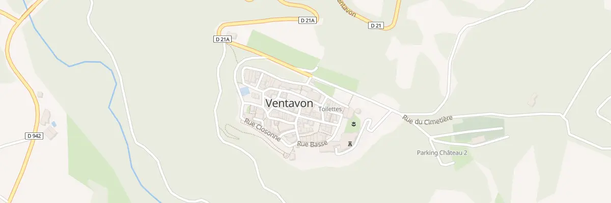 Plan du 5165 Rue La Calade à Ventavon