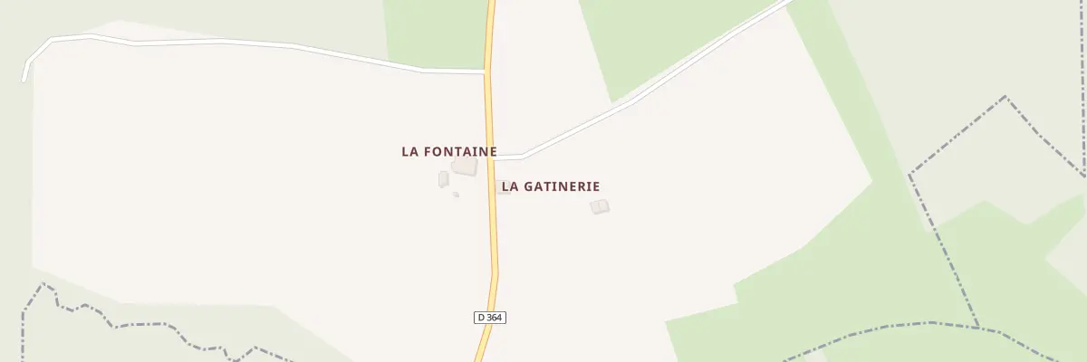 Plan du 1 La Gatinerie aux Bâties
