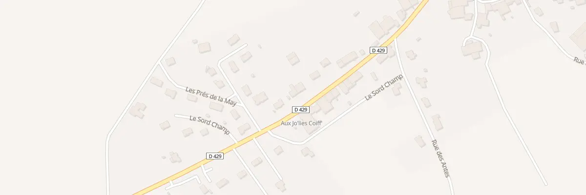 Plan du 430 Rue de Martigny-les-bains à Dombrot-le-Sec