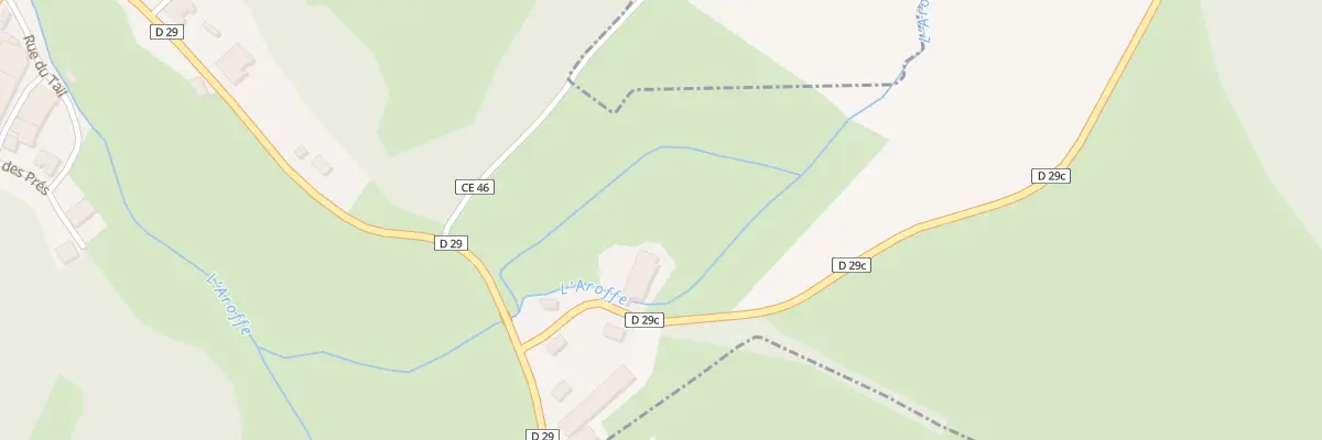 Plan du 5001 Le Moulin à Aroffe