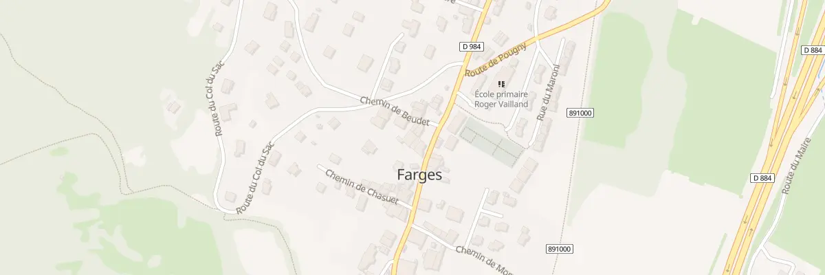 Plan du 696 Rue de la République à Farges