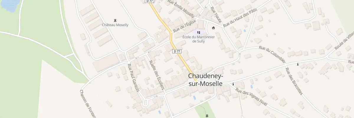 Plan du 76 Rue Edmond Gérard à Chaudeney-sur-Moselle