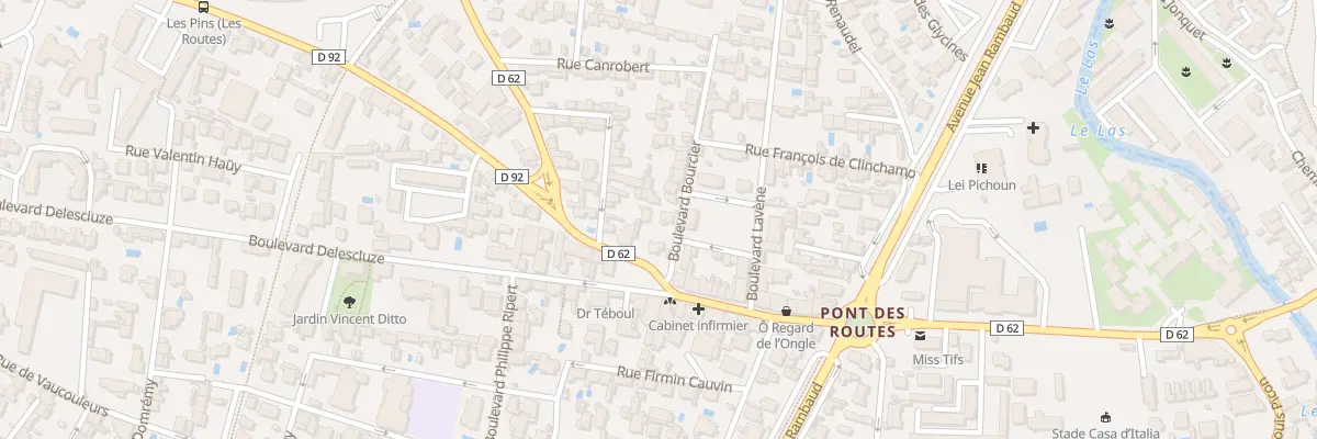 Plan du 30 Bd Bourcier à Toulon