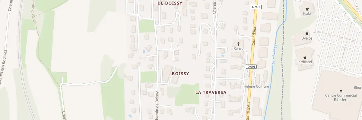 Plan du 624 Che de Boissy à Viviers-du-Lac