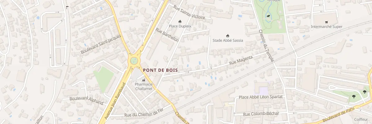 Plan du 8 Rue Magenta à Toulon