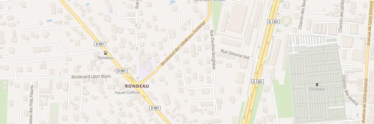 Plan du 3 Rue Desaix à Aix-les-Bains