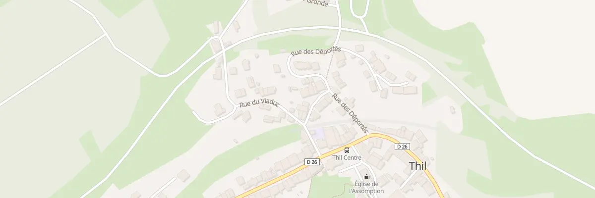 Plan du 9 Rue du Viaduc à Thil