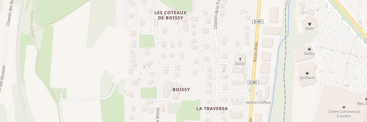 Plan du 632 Che de Boissy à Viviers-du-Lac