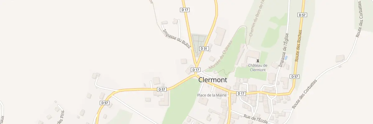 Plan du 7 Rte de Cologny à Clermont
