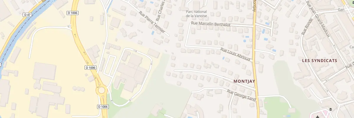 Plan du 222 Rue Docteur Voutier à Chambéry
