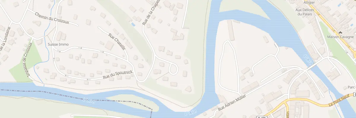 Plan du 6 Rue Louis Pergaud à Champagnole