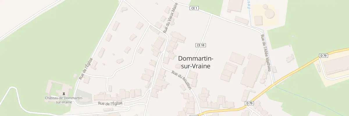 Plan du 100 Rue De L Atre à Dommartin-sur-Vraine