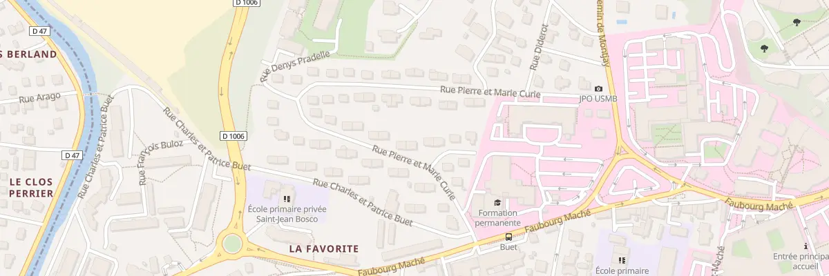 Plan du 49 Rue Pierre et Marie Curie à Chambéry