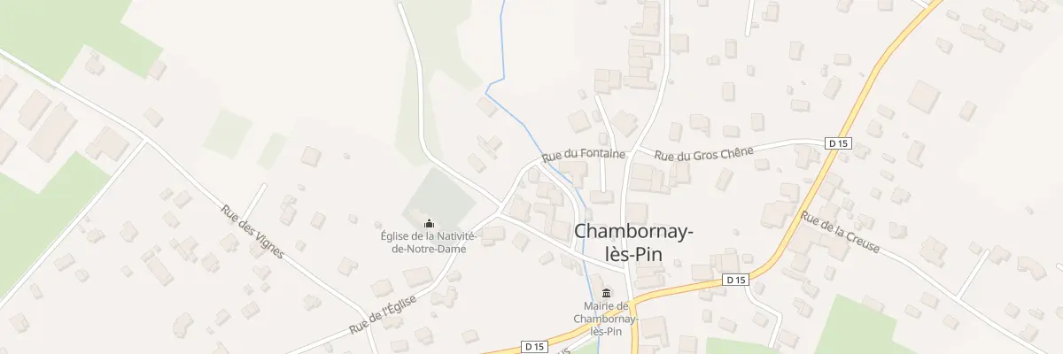 Plan du 7 Rue du Moulin à Chambornay-lès-Pin