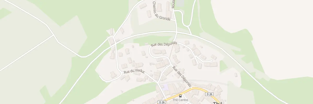 Plan du 11 Rue des Déportés à Thil