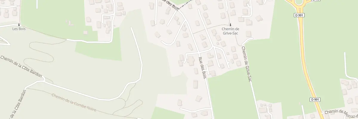 Plan du 859 Rue des Bois à Chambéry