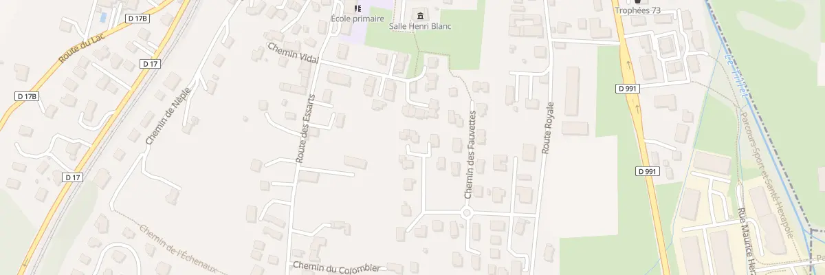 Plan du 63 Che des Bergeronnettes à Viviers-du-Lac