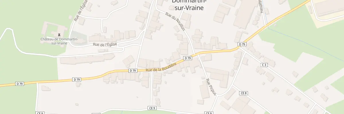 Plan du 549 Rue De La Boudiere à Dommartin-sur-Vraine