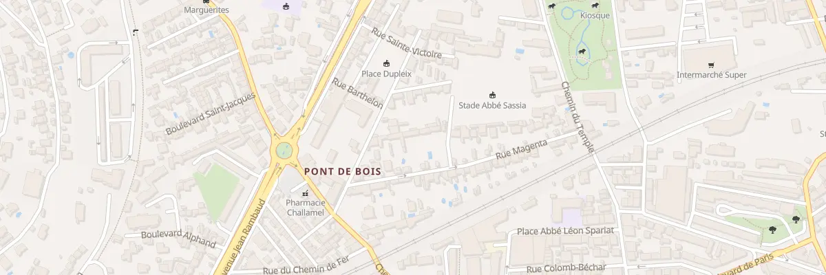 Plan du 10 Rue Magenta à Toulon