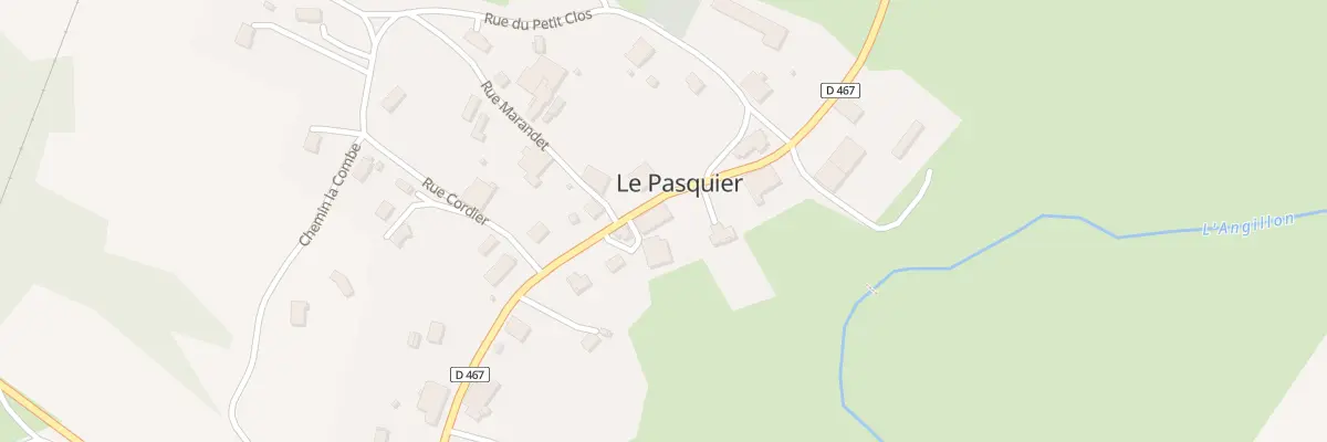 Plan du 5 Grande Rue au Pasquier