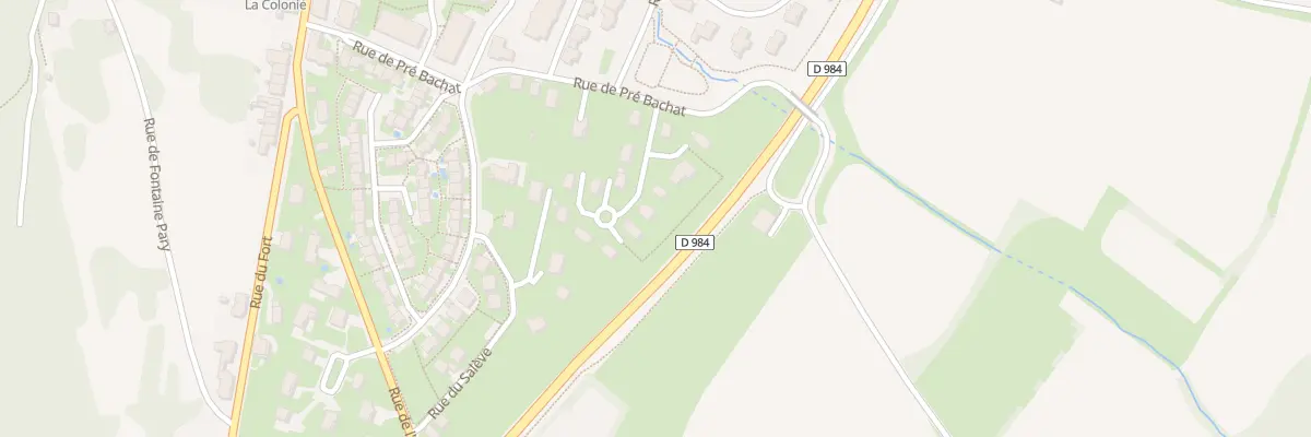 Plan du 403 Rue de Pré Bachat à Collonges