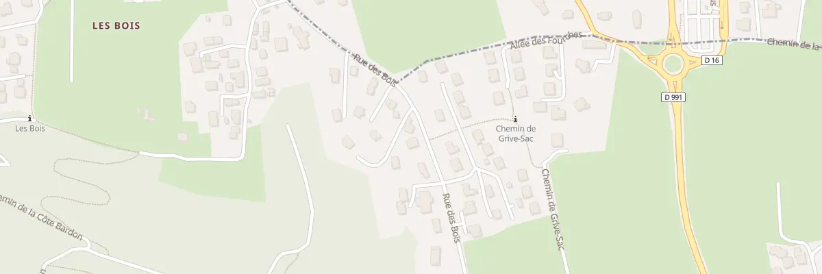 Plan du 907 Rue des Bois à Chambéry