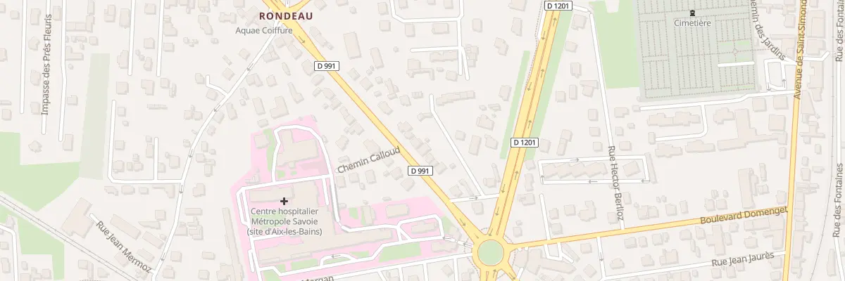 Plan du 72 Av du Grand Port à Aix-les-Bains