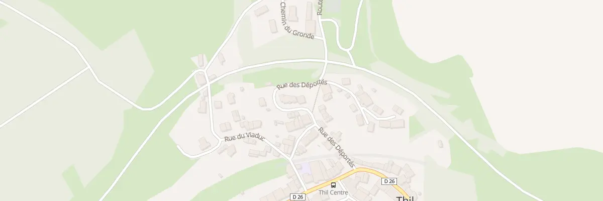 Plan du 10B Rue des Déportés à Thil