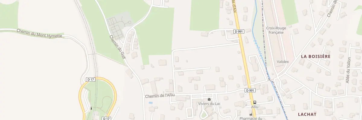 Plan du 106 Che de l’Alliu à Viviers-du-Lac