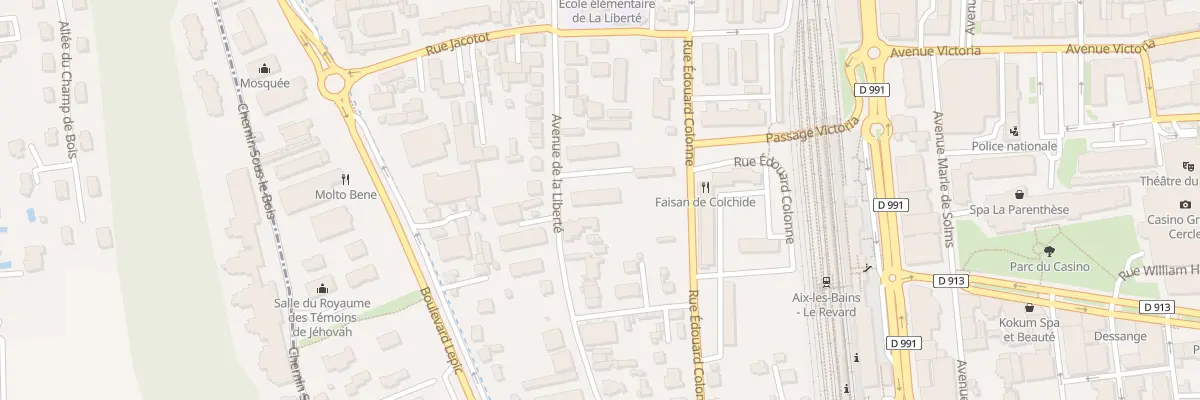Plan du 37 Av de la Liberté à Aix-les-Bains
