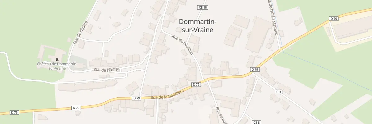 Plan du 51 Rue Du Rouillon à Dommartin-sur-Vraine