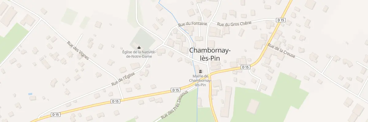 Plan du 1 Rue de l’Eglise à Chambornay-lès-Pin