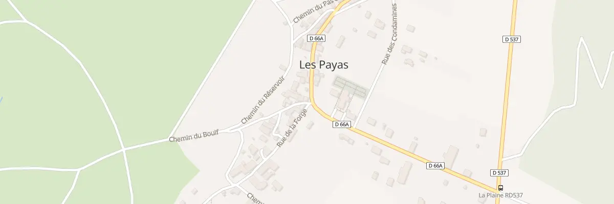Plan du 4 Che du Bouif à Pellafol