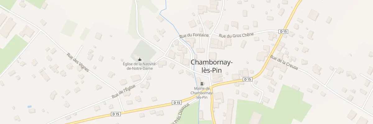 Plan du 2 Rue de l’Eglise à Chambornay-lès-Pin