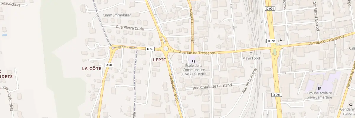 Plan du 57 Av de Tresserve à Aix-les-Bains