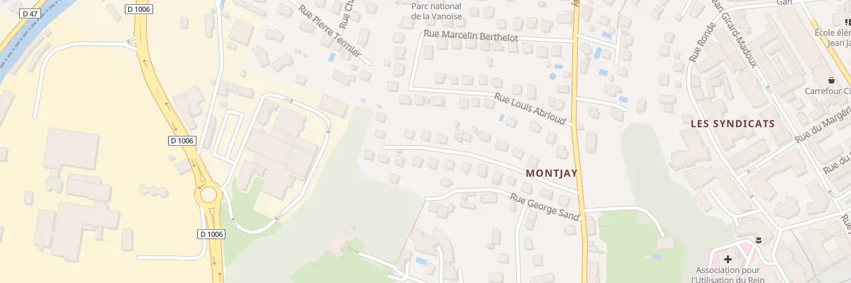 Plan du 192 Rue Docteur Voutier à Chambéry