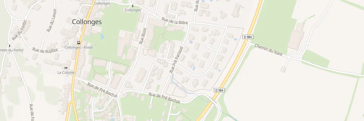 Plan du 27 Rue de Pre Fleuri à Collonges
