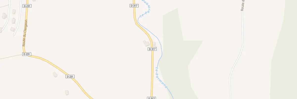 Plan du 275 Rte du Pont Borian à Moye