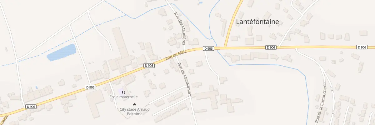 Plan du 1B Rue de Menaumont à Lantéfontaine