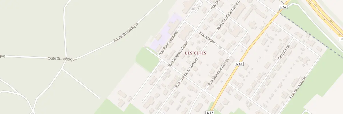 Plan du 12 Rue de Goncourt à Errouville