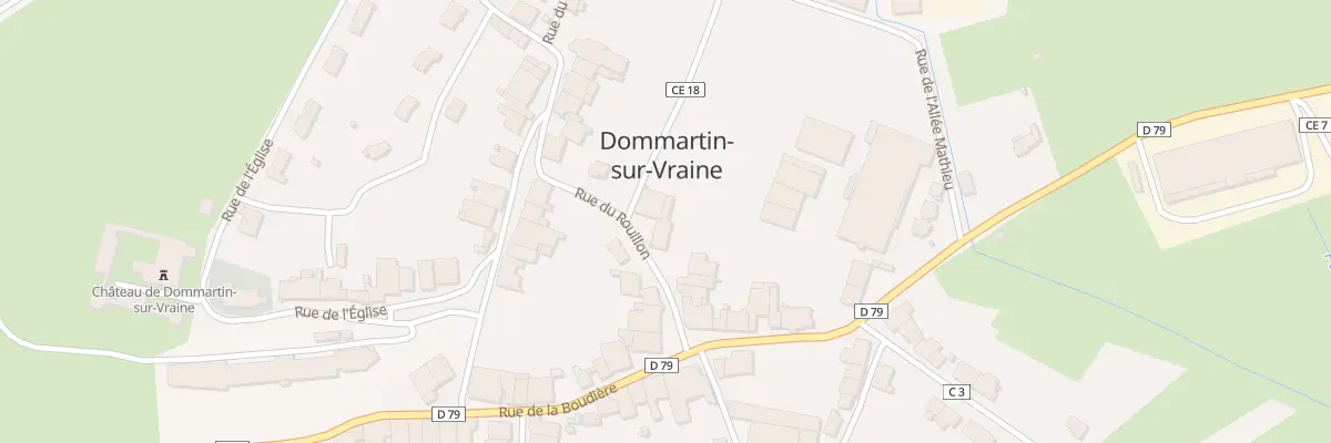 Plan du 88 Rue Du Rouillon à Dommartin-sur-Vraine