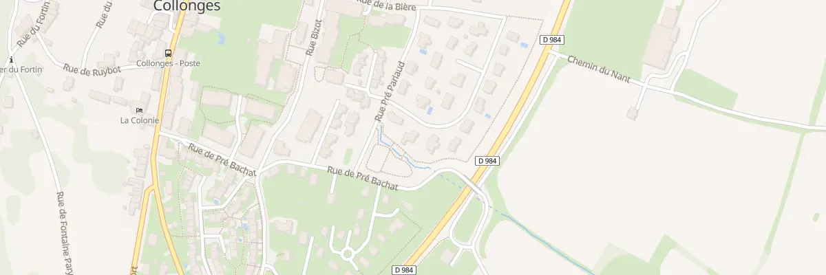 Plan du 60 Rue de Pre Fleuri à Collonges