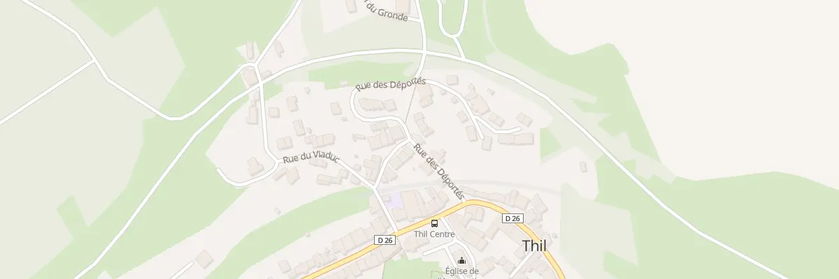 Plan du 4 Rue des Déportés à Thil