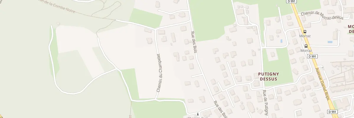 Plan du 564 Rue des Bois à Chambéry